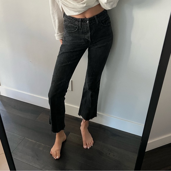 Helmet Lang Black Denim Jeans - Picture 1 of 5